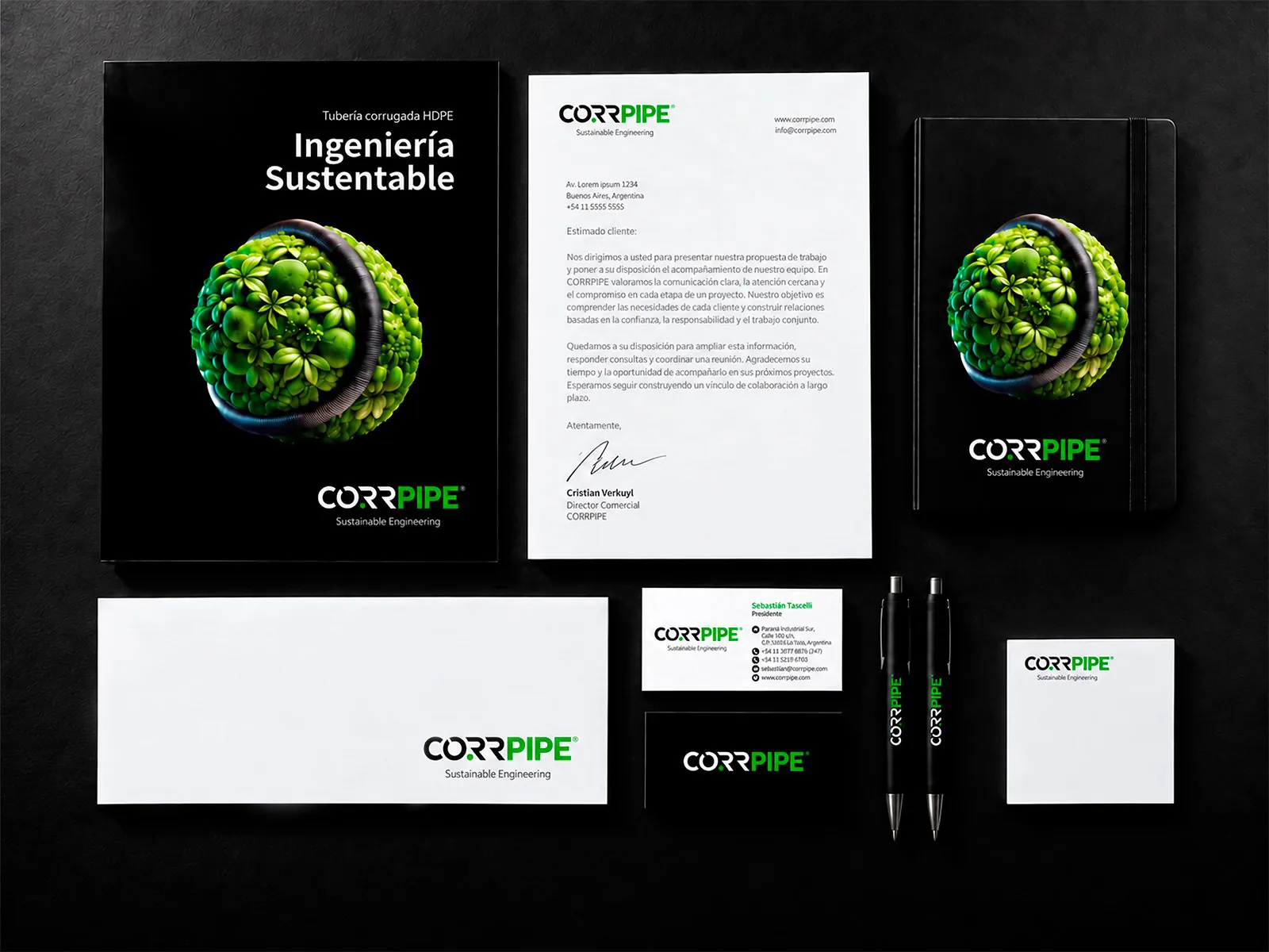 Corrpipe Institucional — Diseño y comunicación institucional y comercial