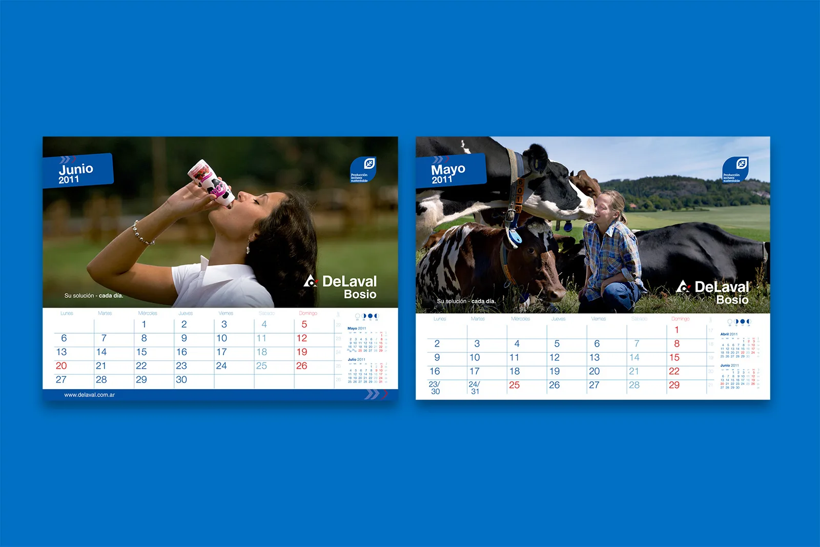 DeLaval — Diseño de calendario corporativo, imagen 6