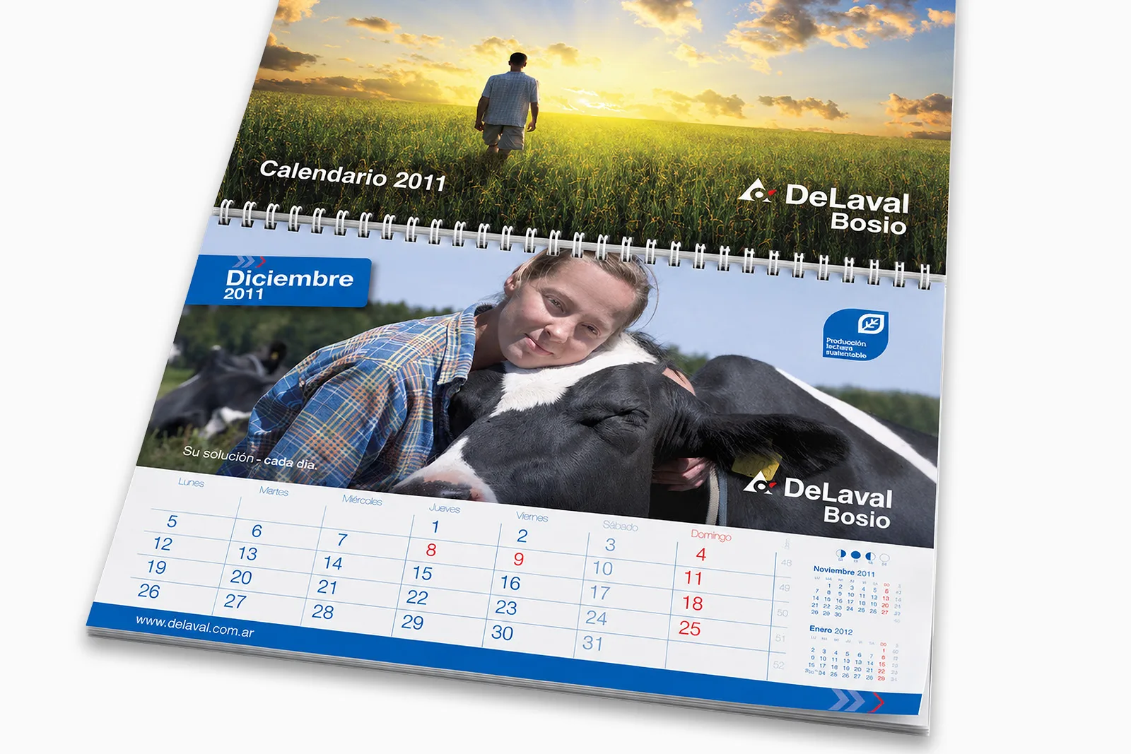 DeLaval — Diseño de calendario corporativo, imagen 7