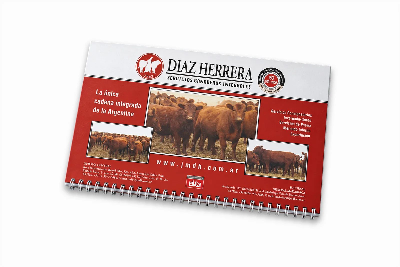 Díaz Herrera — Calendario corporativo y planilla de lluvias, imagen 2