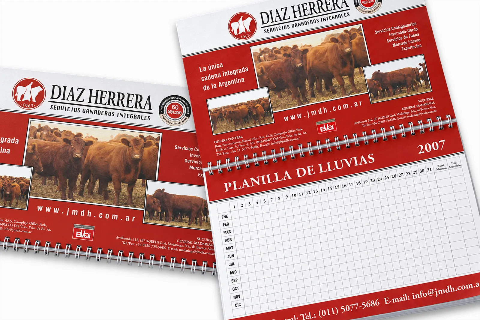 Díaz Herrera — Calendario corporativo y planilla de lluvias, imagen 5