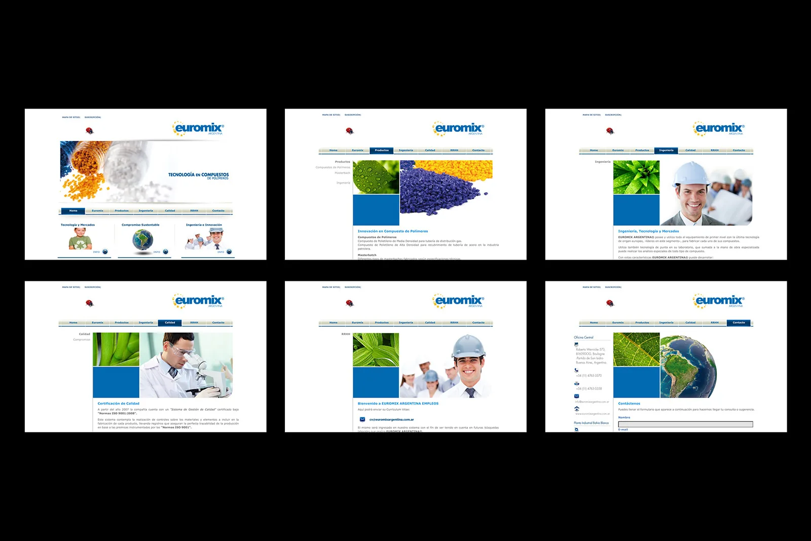 Euromix — Sitio web y brochure institucional, imagen 6