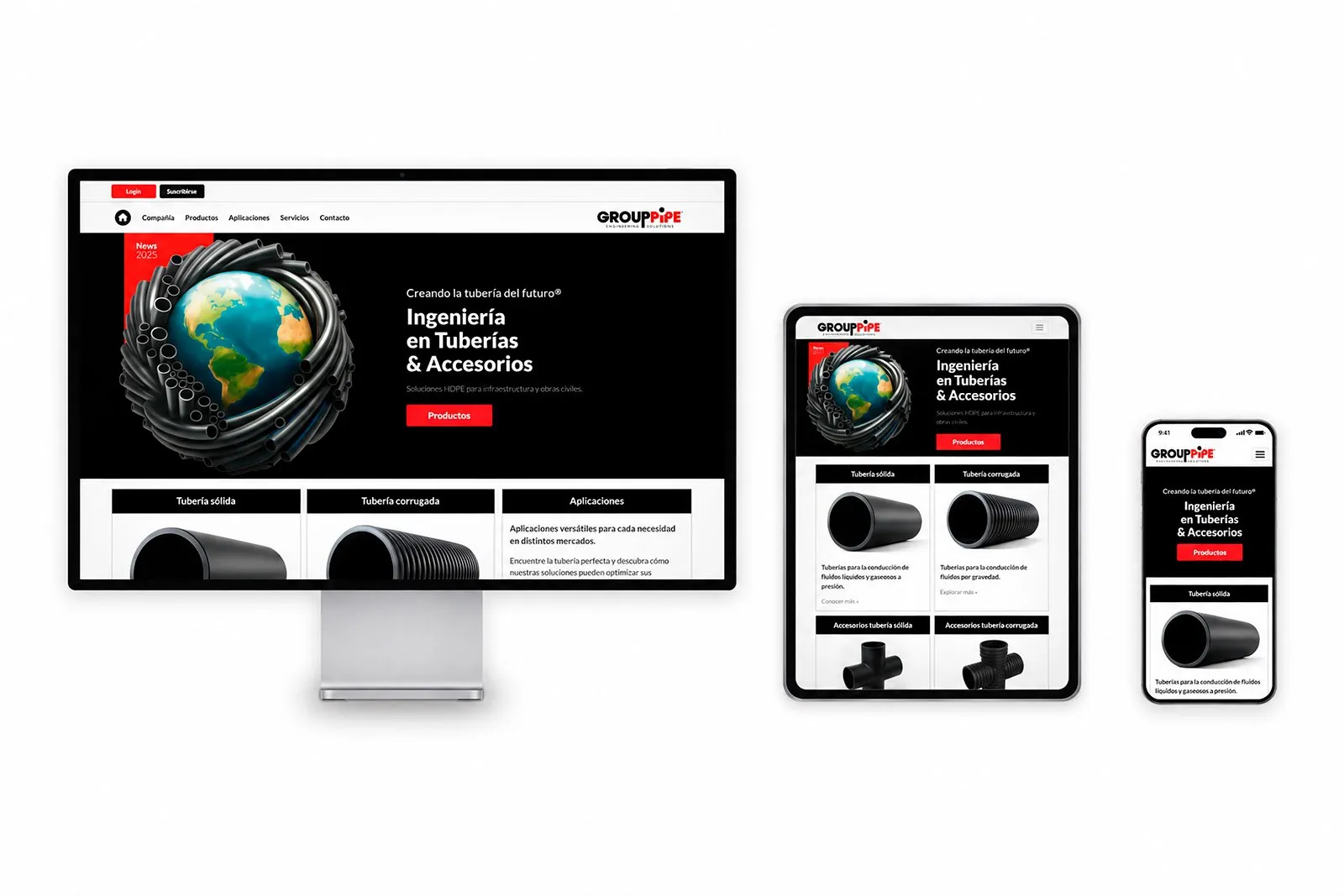 GroupPipe Web — Diseño web y sistema visual digital, imagen 15