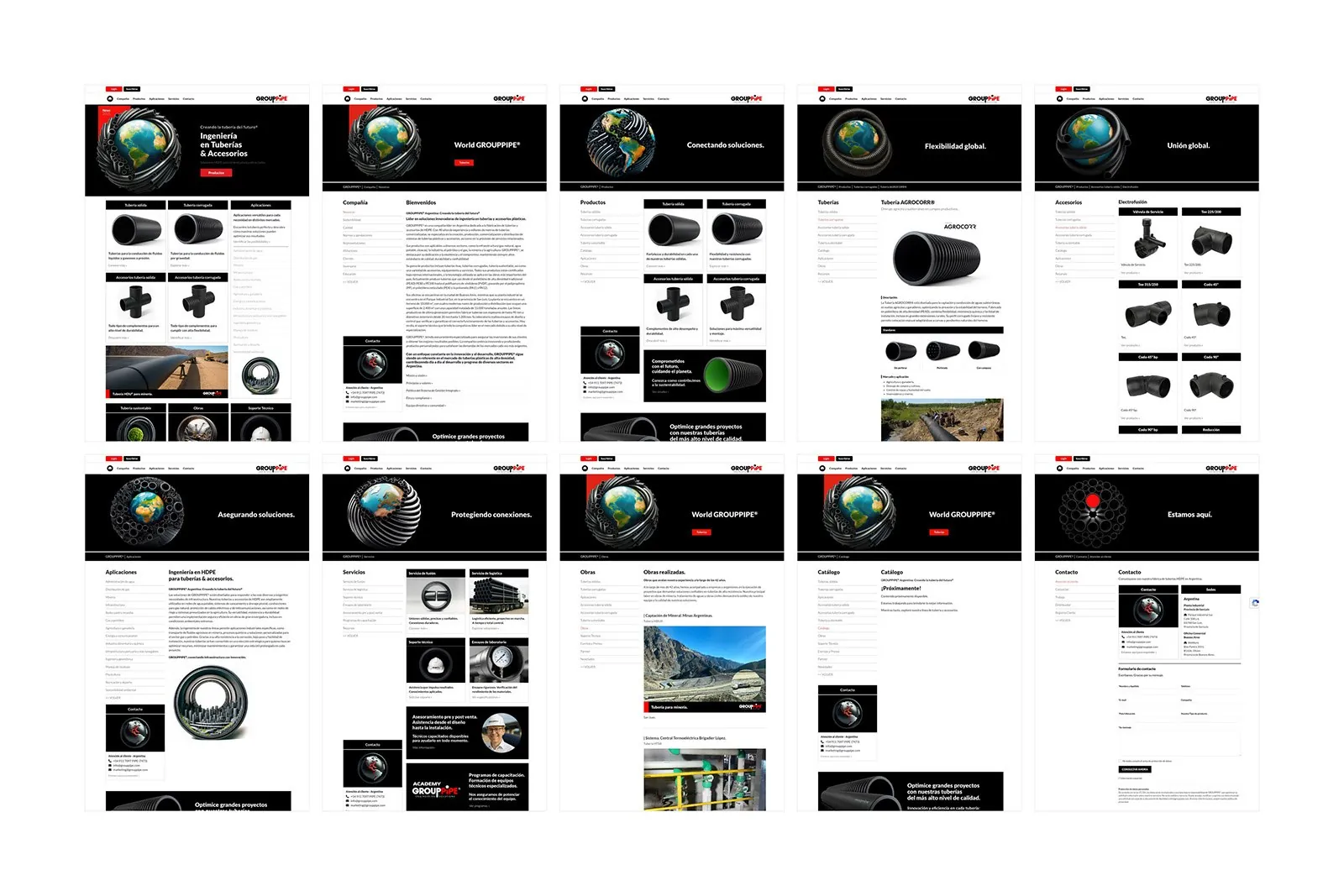 GroupPipe Web — Diseño web y sistema visual digital, imagen 16