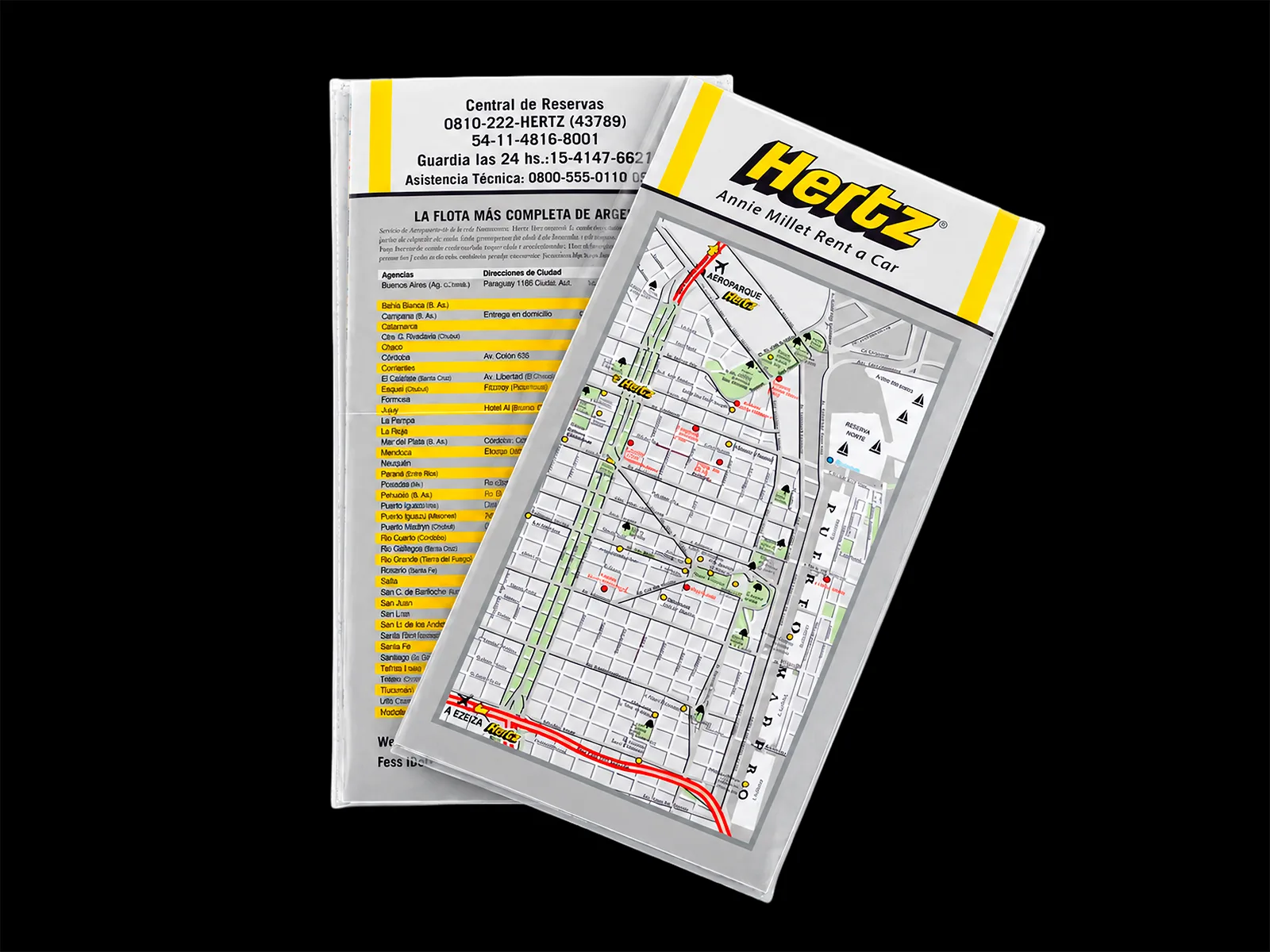 Hertz — Diseño de mapa de rutas