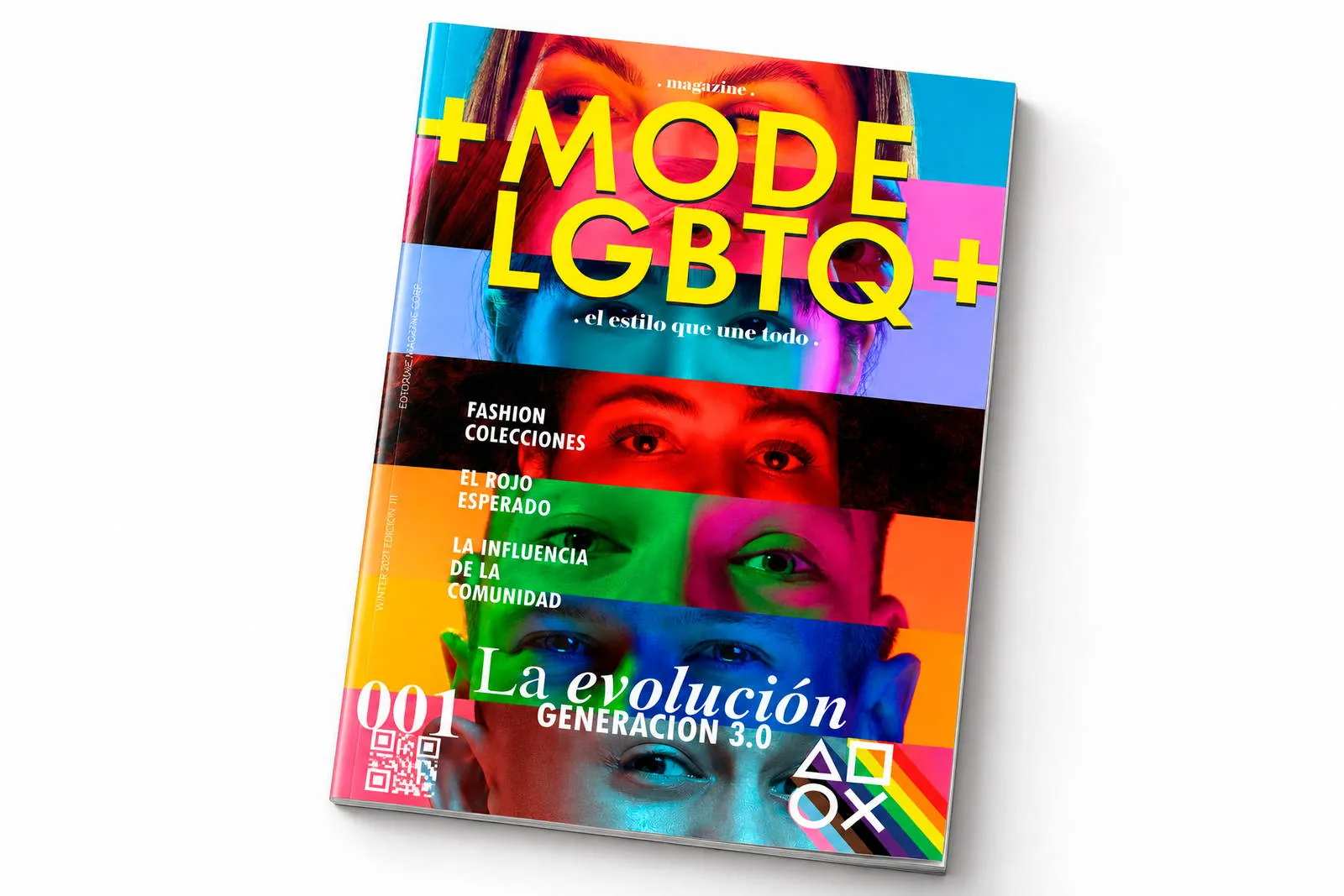 + MODE LGBTQ + — Diseño editorial, imagen 3