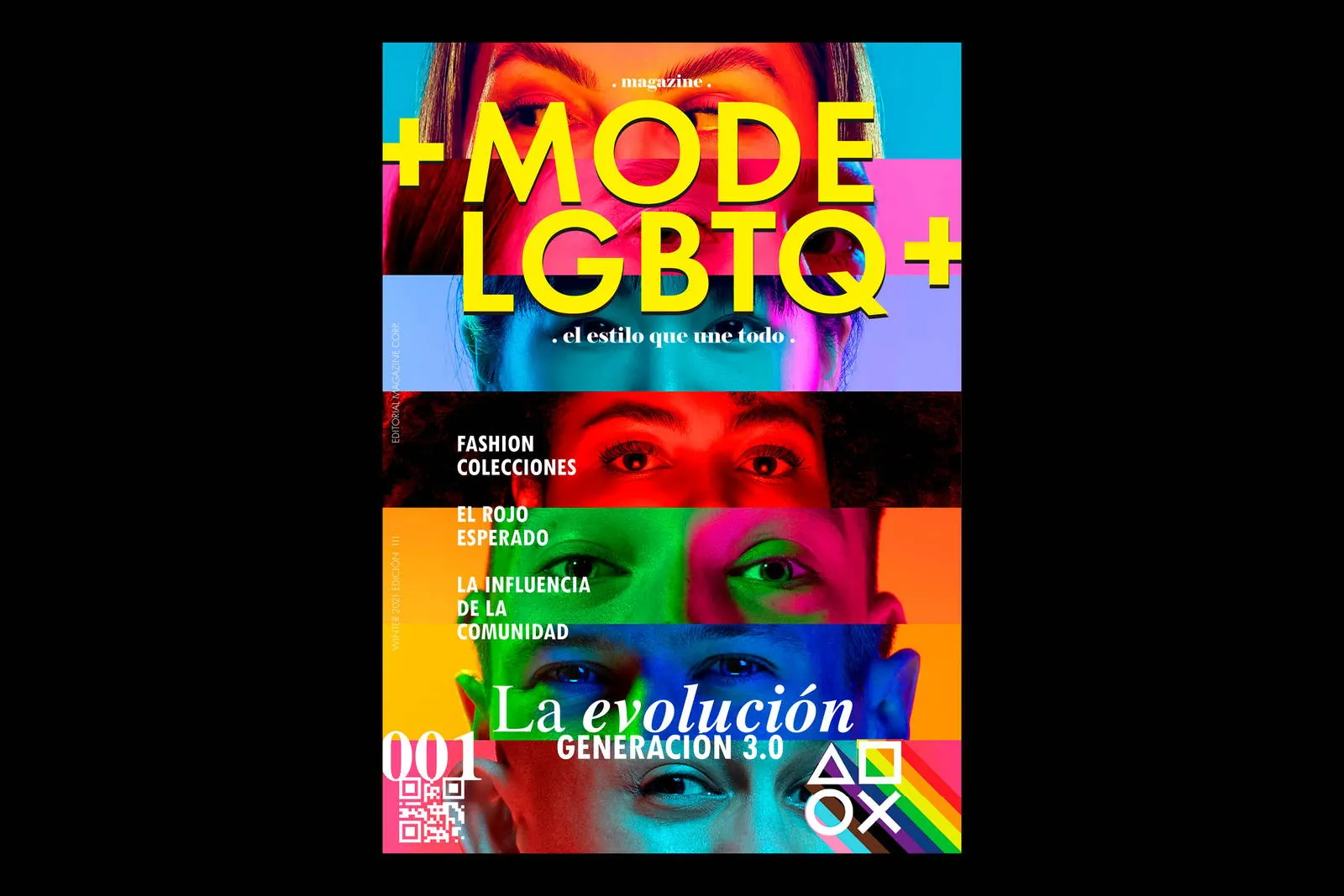 + MODE LGBTQ + — Diseño editorial, imagen 4