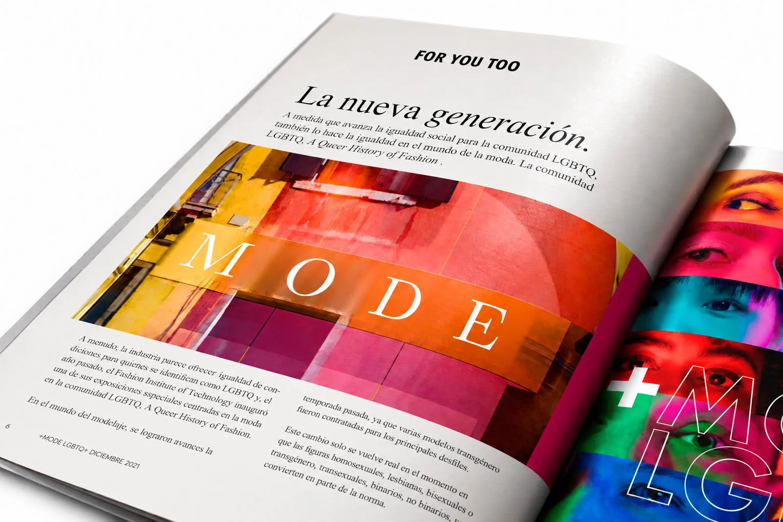 + MODE LGBTQ + — Diseño editorial, imagen 12