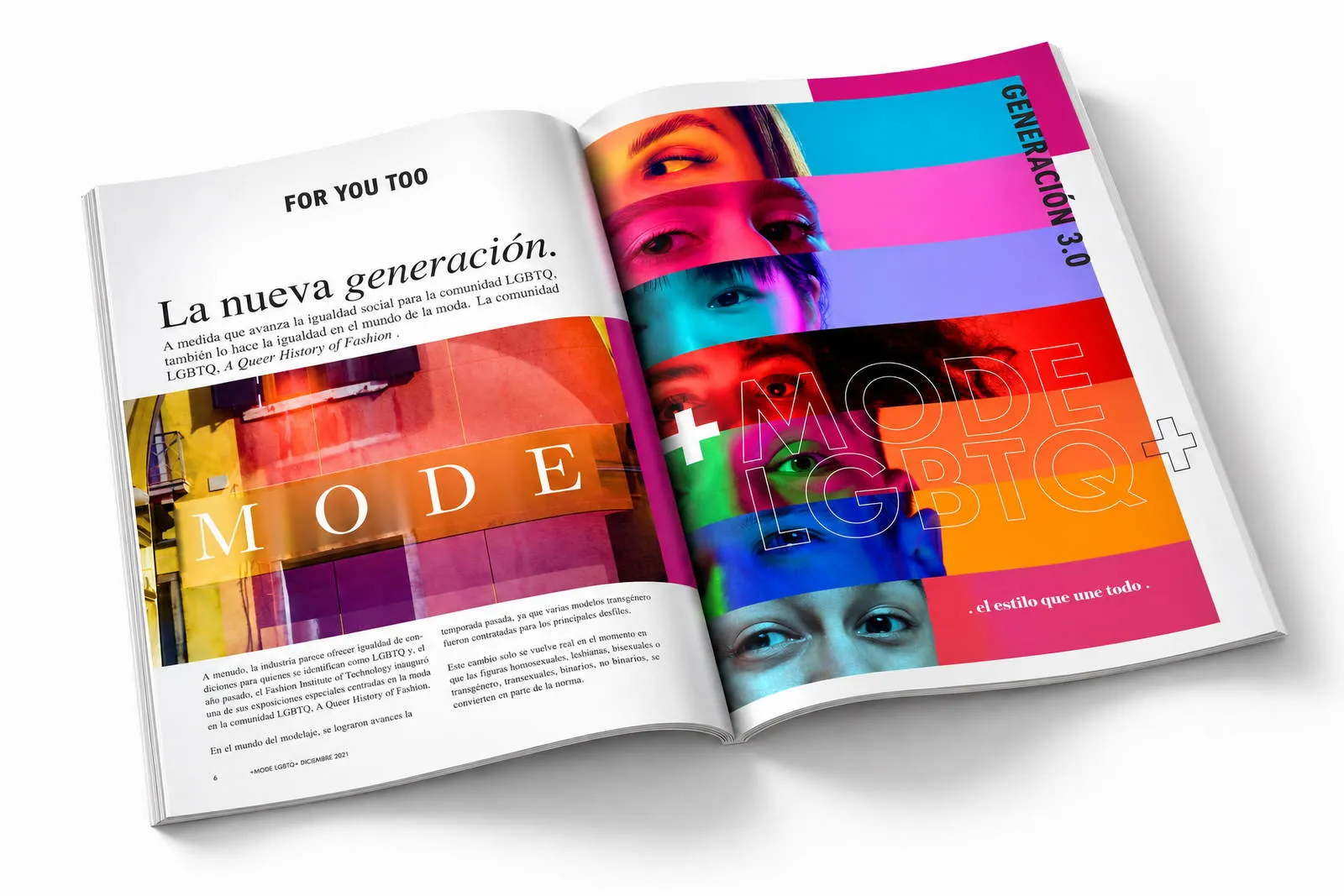 + MODE LGBTQ + — Diseño editorial, imagen 15