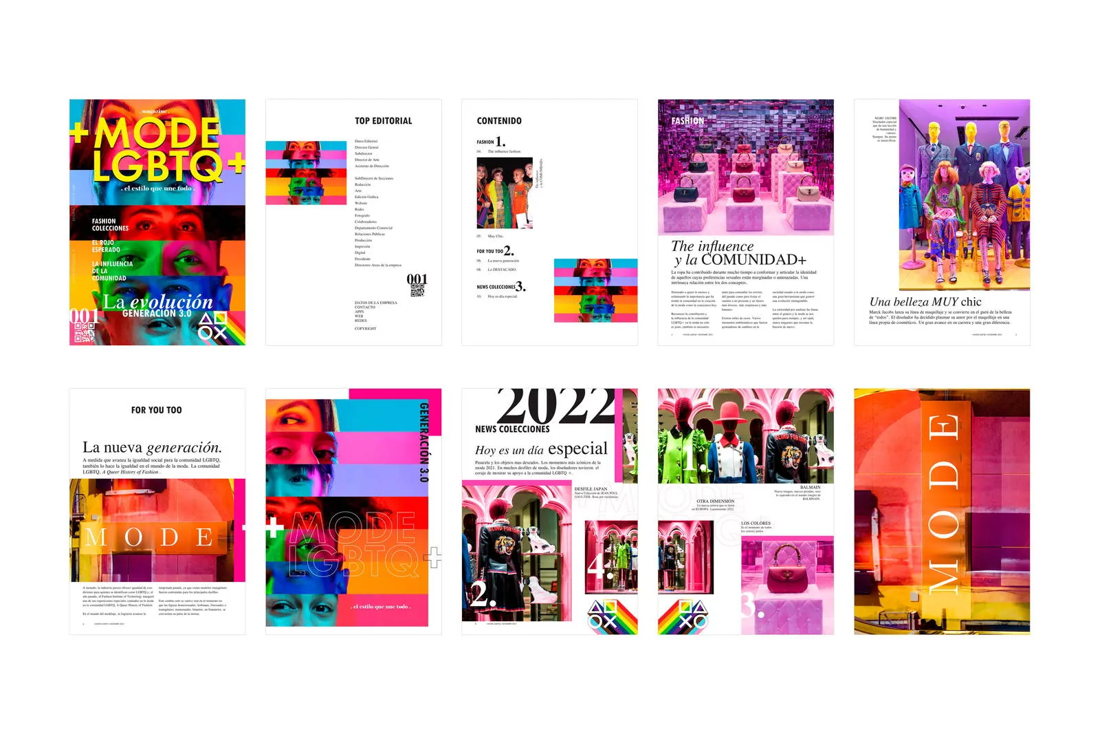 + MODE LGBTQ + — Diseño editorial, imagen 19