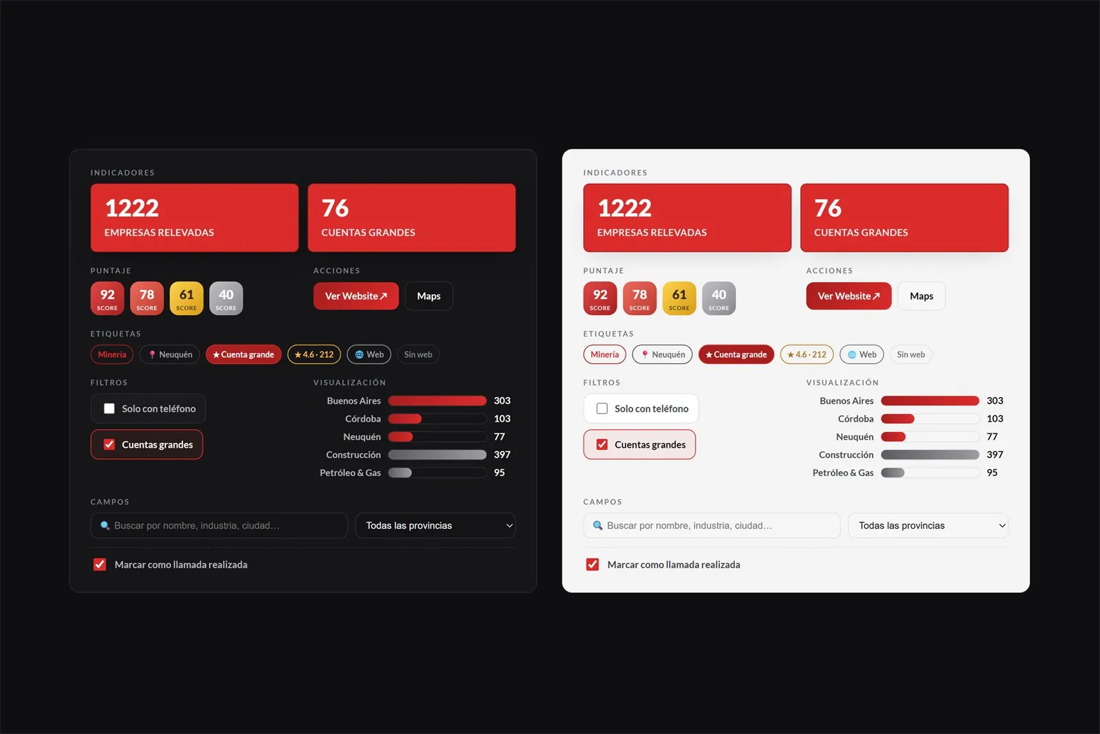 Radar de Leads — Sistema a medida e identidad visual, imagen 4