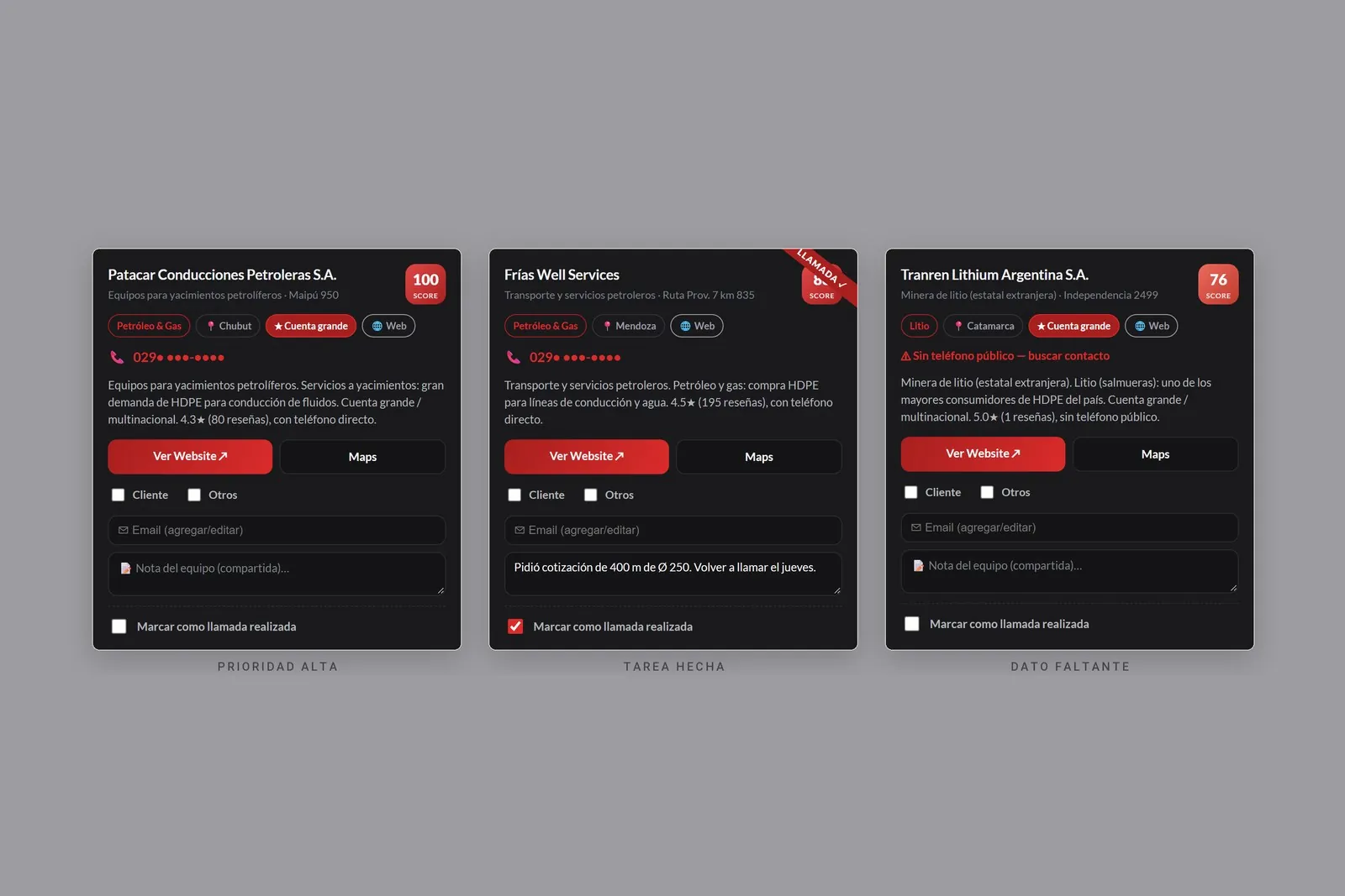 Radar de Leads — Sistema a medida e identidad visual, imagen 5
