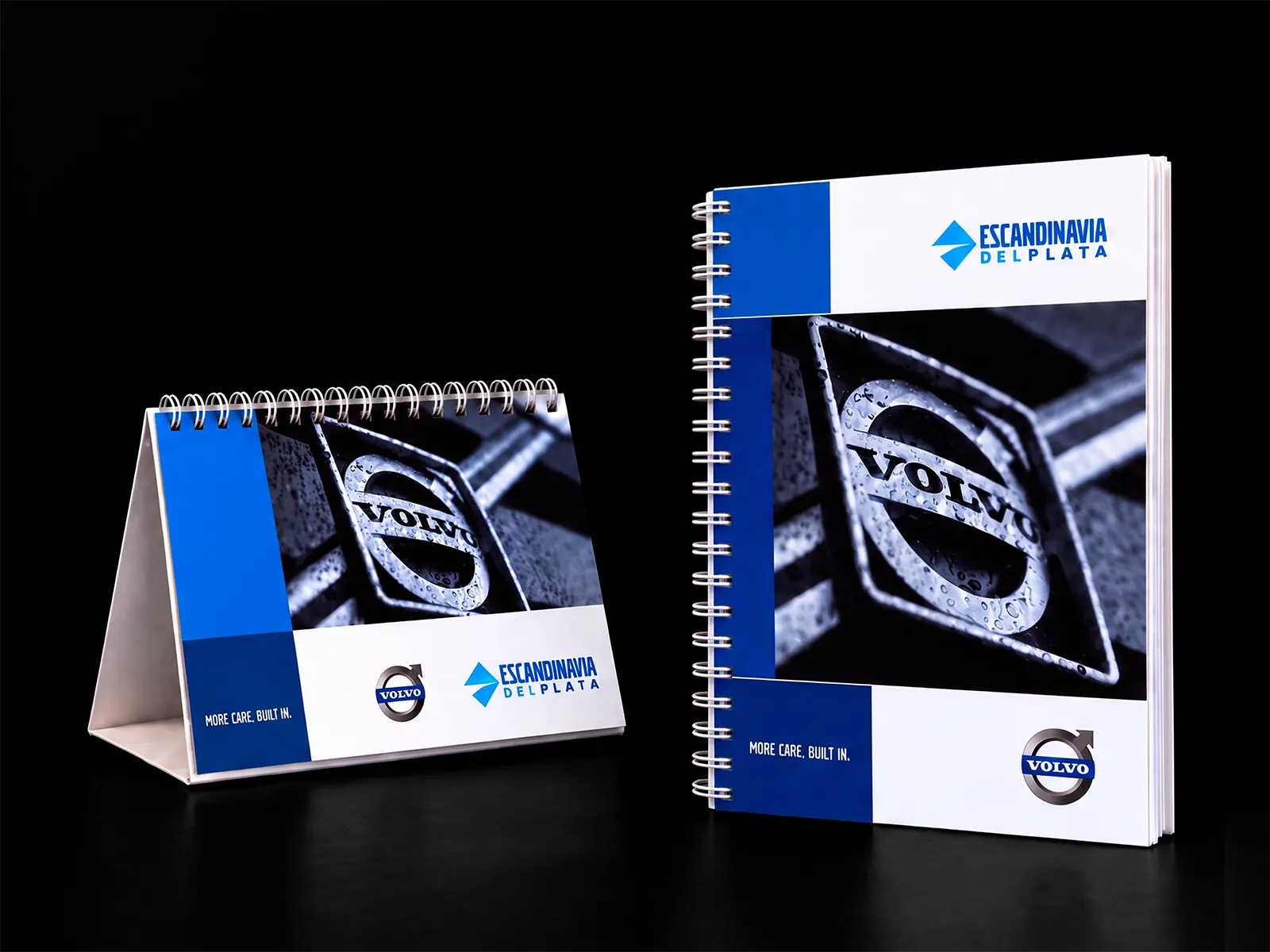 Volvo CE — Diseño de calendario y agenda corporativa