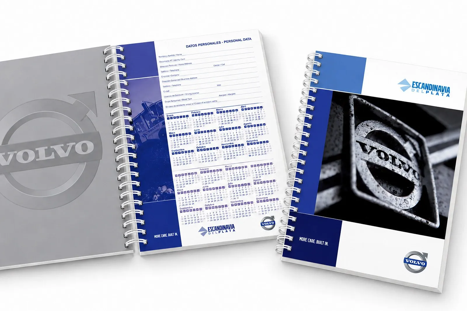 Volvo CE — Diseño de calendario y agenda corporativa, imagen 11